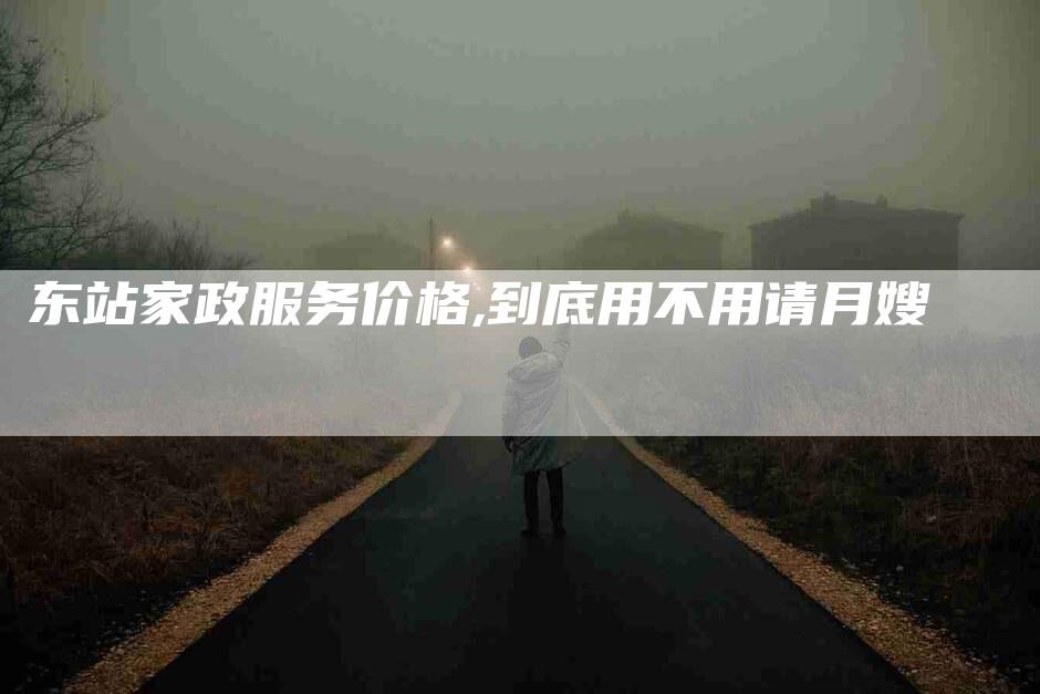 东站家政服务价格,到底用不用请月嫂