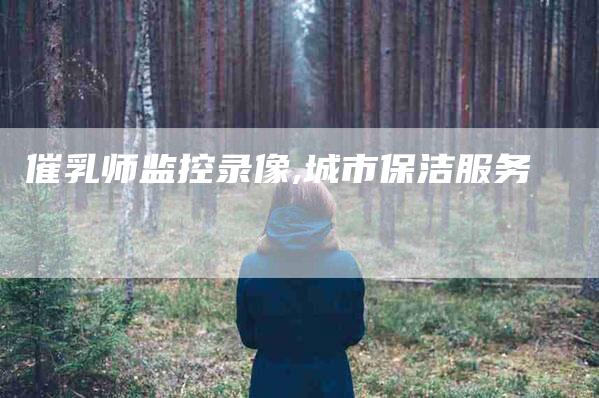 催乳师监控录像,城市保洁服务-家政服务网