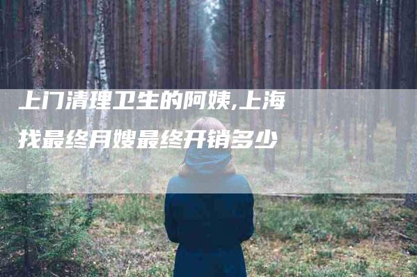 上门清理卫生的阿姨,上海找最终月嫂最终开销多少