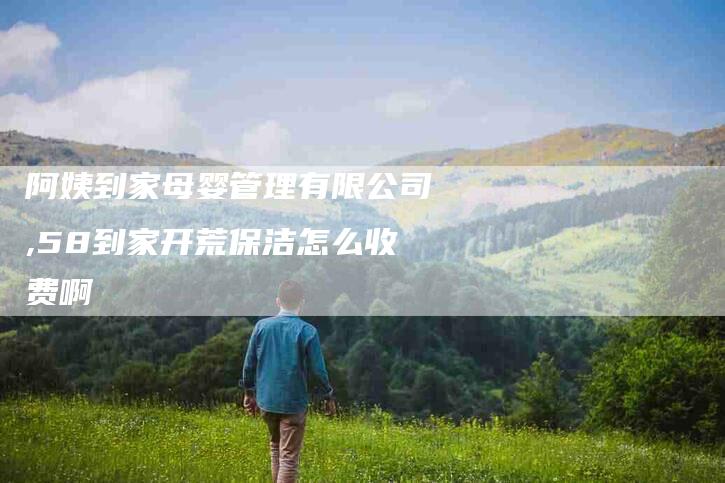 阿姨到家母婴管理有限公司,58到家开荒保洁怎么收费啊-家政服务网