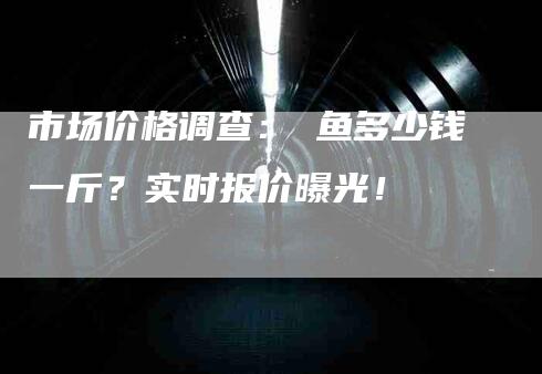 市场价格调查：鳡鱼多少钱一斤？实时报价曝光！