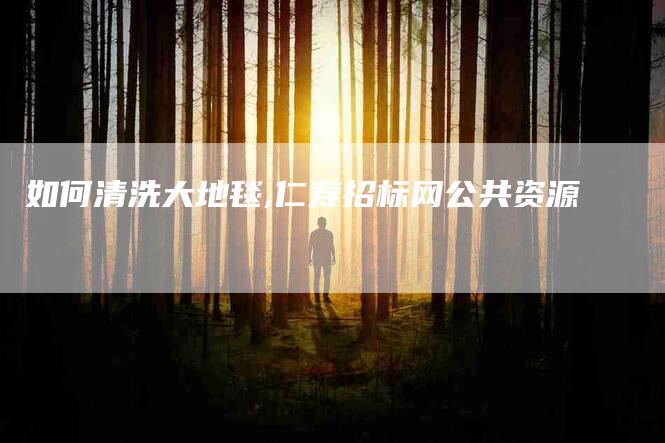 如何清洗大地毯,仁寿招标网公共资源