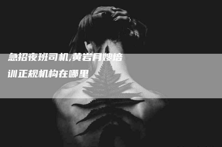 急招夜班司机,黄岩月嫂培训正规机构在哪里-家政服务网