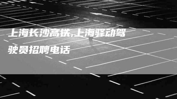 上海长沙高铁,上海驿动驾驶员招聘电话-家政服务网